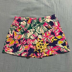 Lilly Pulitzer Multicolor Floral Skirt